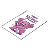 100 dagen schooluitnodiging notitieboek (Linkerzijde)