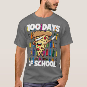 100 dagen schooluitval Pepperoni Pizza Slice T-shirt