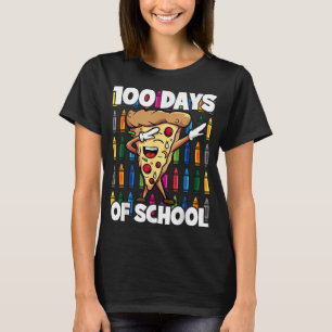 100 dagen schooluitval Pepperoni Pizza Slice T-shirt