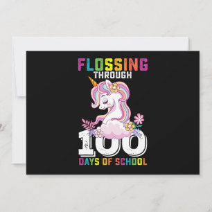 100 dagen schoolUnicorn Kaart