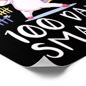 100 dagen schoolUnicorn Poster (Hoek)