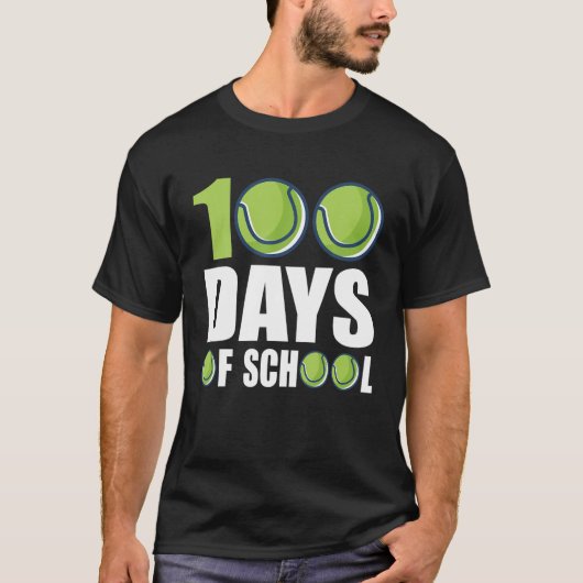 100 dagen schoolverlater 100 dagen leraar t-shirt (Voorkant)