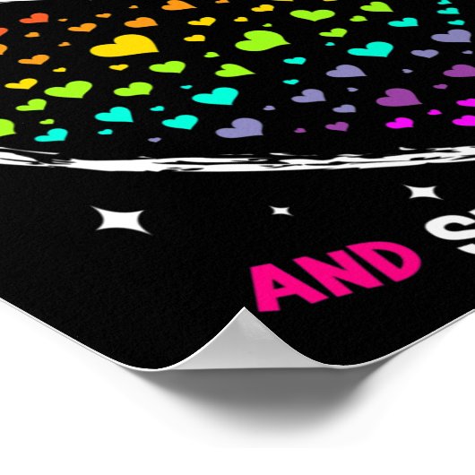 100 dagen schoolviering 100e dag van school B Poster (Hoek)