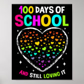 100 dagen schoolviering 100e dag van school B Poster (Voorkant)