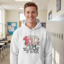 100 dagen schoolviering Basic Hoodie