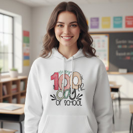 100 Dagen Schoolviering Basic Hoodie
