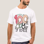100 dagen schoolviering Basic T-shirt (Voorkant)