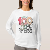 100 dagen schoolviering Basic T-shirt (Voorkant)