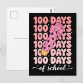 100 dagen schoolviering briefkaart (Voorkant / Achterkant)