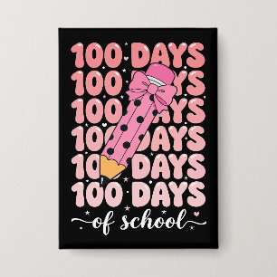 100 dagen schoolviering button