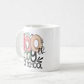 100 dagen schoolviering cadeau koffiemok (Voorkant links)