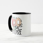 100 dagen schoolviering cadeau mok (Voorkant links)