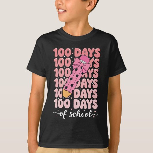 100 dagen schoolviering t-shirt (Voorkant)
