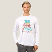 100 dagen schoolviering Tri-Blend shirt (Voorkant)