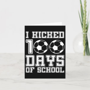 100 dagen schoolvoetbal 100e dag sport kaart