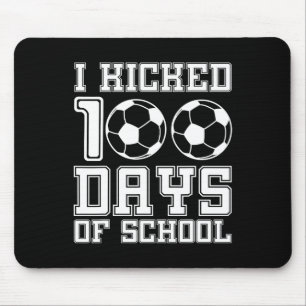 100 dagen schoolvoetbal 100e dag sport muismat