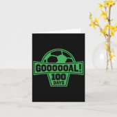 100 dagen schoolvoetbal 100ste dag van de schoolsp kaart (Gele Bloem)