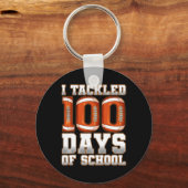 100 dagen schoolvoetbal 1 sleutelhanger (Voorkant)