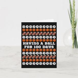100 dagen schoolvoetbal basketbal Football Boys Kaart