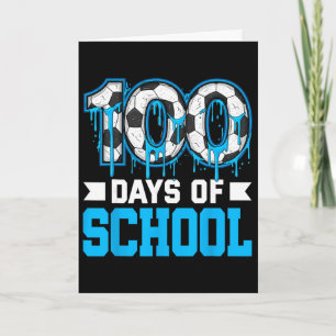 100 dagen schoolvoetbal druppel 100ste dag van sch kaart