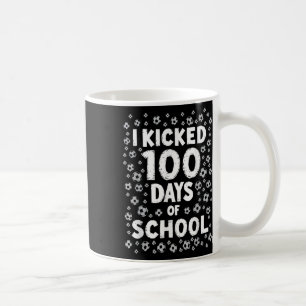 100 dagen schoolvoetbal Kinder 100e dag Koffiemok