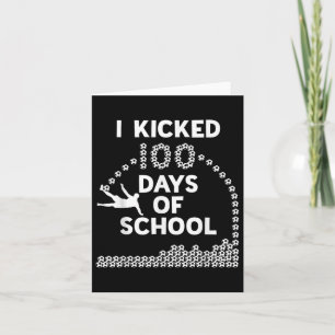 100 dagen schoolvoetbal Kinder 100ste dag van Kaart
