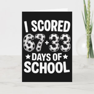 100 dagen schoolvoetbal scoorde zes zeven 67+33 D Kaart