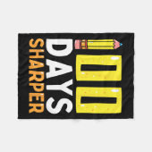 100 dagen Sharper 100e dag schoolleraar Kinderen Fleece Deken (Voorkant (Horizontaal))