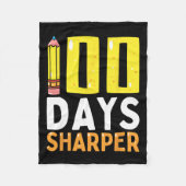 100 dagen Sharper 100e dag schoolleraar Kinderen Fleece Deken (Voorkant)