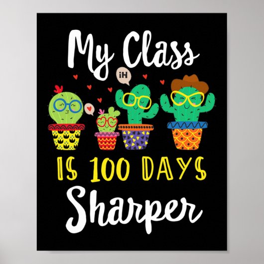 100 dagen Sharper Poster (Voorkant)
