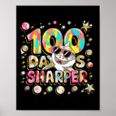 100 dagen Sharper Shark Brighter Smarter 100 dagen Poster (Voorkant)
