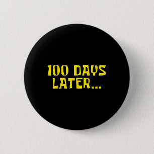 100 dagen Shirt 100ste dag docenten Kinder Ronde Button 5,7 Cm
