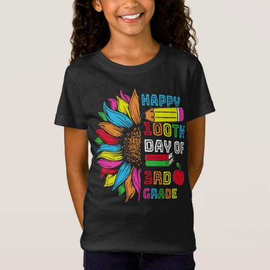 100 dagen Shirt op school, graad 3 (Voorkant)