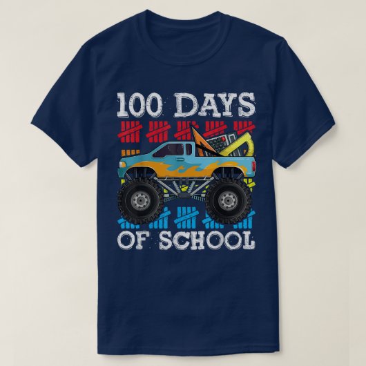 100 dagen Shirt van schooljongens, Kinderen van Mo (Design voorkant)