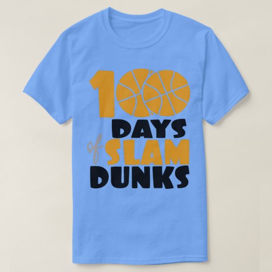 100 dagen Slam Dunk 100 dagen school T-shirt (Design voorkant)
