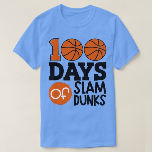100 dagen Slam Dunks Classic TShirt (Design voorkant)