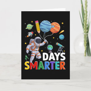 100 dagen slimme astronaut ruimte school kaart