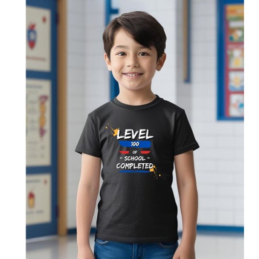 100 dagen slimmer: 100 dagen school voor Kinderen T-shirt