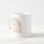 100 dagen slimmer 100 dagen van de Rainbow Boho Koffiemok (Voorkant links)