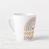 100 dagen slimmer 100 dagen van de Rainbow Boho Latte Mok (Linkerhoek)