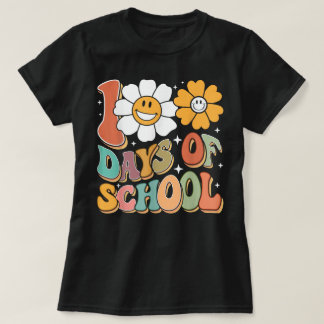 100 Dagen Slimmer 100e Dag School Leraren Meisjes T-shirt