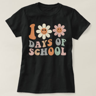 100 Dagen Slimmer 100e Dag School Leraren Meisjes T-shirt