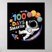 100 dagen slimmer 100e dag van de Astronaut-school Poster (Voorkant)