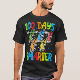 100 dagen slimmer 100e dag van de schooldodende kr t-shirt