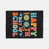 100 dagen slimmer, 100e dag van de schoolreis fleece deken (Voorkant (Horizontaal))