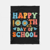 100 dagen slimmer, 100e dag van de schoolreis fleece deken (Voorkant)