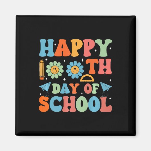 100 dagen slimmer, 100e dag van de schoolreis magneet (Voorkant)