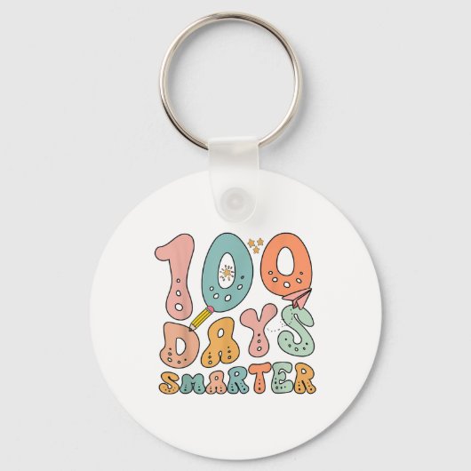 100 dagen slimmer, 100e dag van de schoolreis sleutelhanger (Voorkant)