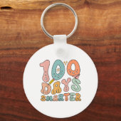 100 dagen slimmer, 100e dag van de schoolreis sleutelhanger (Voorkant)