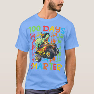 100 dagen slimmer 100e dag van schooldinosaur Mons T-shirt